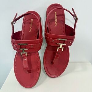 MARELLA Vibrant Red Sandals
